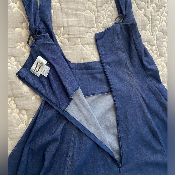 Unique Vintage 1950s Suspender Swing Skirt - Picture 6 of 12